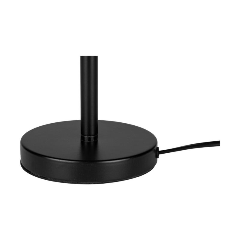 SPOT Light bordlampe 1xE27 max. 40W elegant kombination af sort og beige-sort hør, polsk producent, 1 stk.