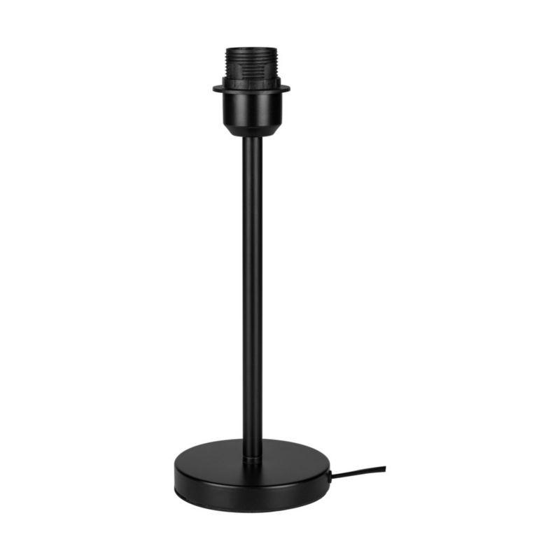 SPOT Light bordlampe 1xE27 max. 40W elegant kombination af sort og beige-sort hør, polsk producent, 1 stk.