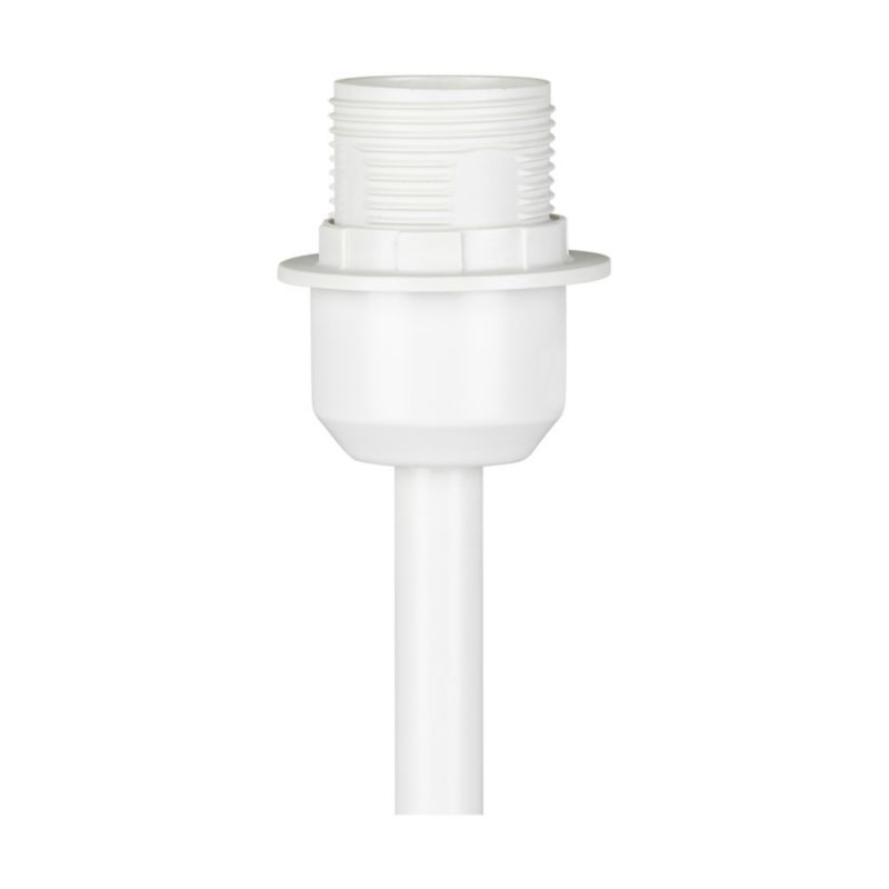 Bordlampe SPOT Light 1xE27 Max. 40W Harmonisk Kombination af Hvid Metalramme og Hvidt Stofskærm, Polsk Producent, 1 stk.