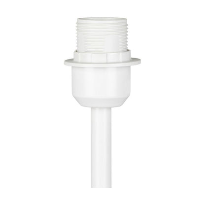 Bordlampe SPOT Light 1xE27 Max. 40W Harmonisk Kombination af Hvid Metalramme og Hvidt Stofskærm, Polsk Producent, 1 stk.