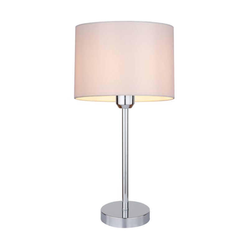 SPOT Light bordlampe 1xE27 maks. 40W klassisk kombination af krom og hvid, polsk producent, 1 stk.