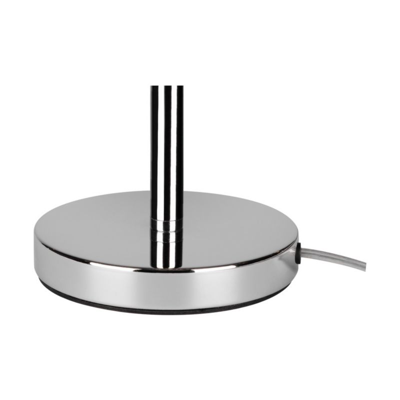 Bordlampe SPOT Light 1xE27 Max. 40W Klassisk Kombination af Krom og Sort Stof, Polsk Producent, 1 stk.