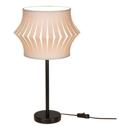 SPOT Light bordlampe 1xE27 max. 40W med sort base og gråt skærm, polsk producent, 1 stk.
