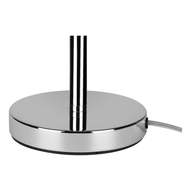 Bordlampe SPOT Light 1xE27 Max.40W med krombase og grå lampeskærm, polsk producent, 1 stk.