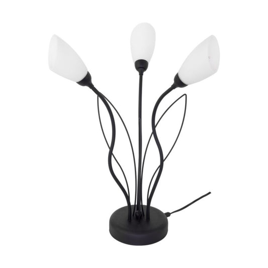 SPOT Light bordlampe 3xG9 maks. 6W LED – subtil kombination af sort og hvidt glas, polsk producent, 1 stk.