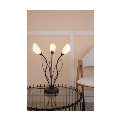 SPOT Light bordlampe 3xG9 maks. 6W LED – subtil kombination af sort og hvidt glas, polsk producent, 1 stk.