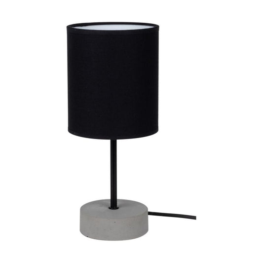 SPOT Light bordlampe 4xE27 maks. 25W – kombination af grå beton og sort stof, polsk producent, 1 stk.