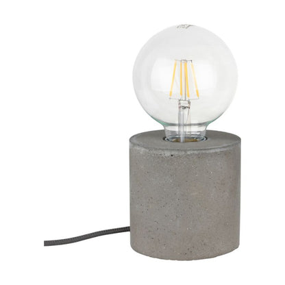 SPOT Light Round bordlampe 1xE27 maks. 25W klassisk grå beton, polsk producent, 1 stk.