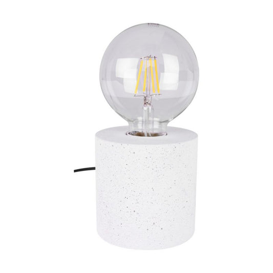 SPOT Light Round bordlampe 1xE27 maks. 25W subtil hvid beton, polsk producent, 1 stk.