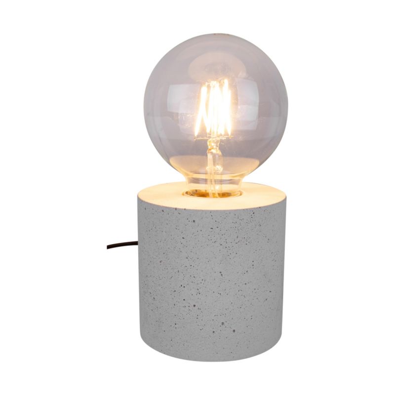 SPOT Light Round bordlampe 1xE27 maks. 25W subtil hvid beton, polsk producent, 1 stk.