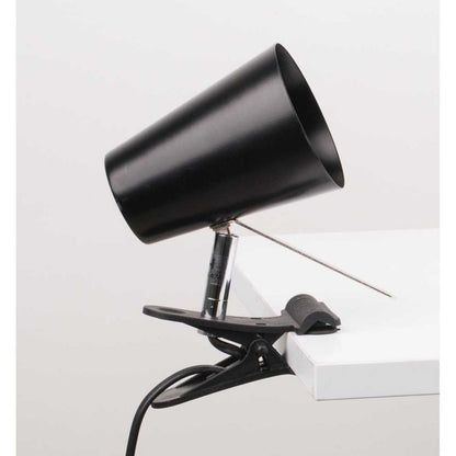 Spot Light bordlampe med klemme 1xE14 maks. 40W elegant sort, polsk producent, 1 stk.