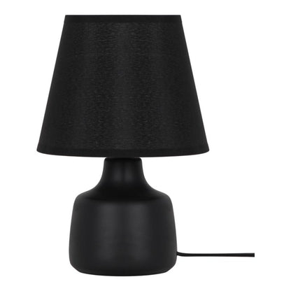 Bordlampe Keramik 1xE14 Sort 230 mm