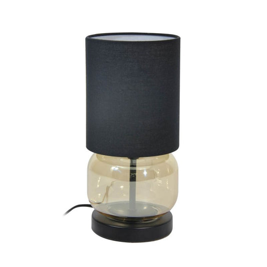 Bordlampe Dorme 1 x E27 sort/amber