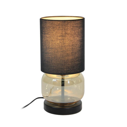 Bordlampe Dorme 1 x E27 sort/amber