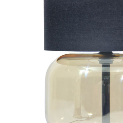 Bordlampe Dorme 1 x E27 sort/amber