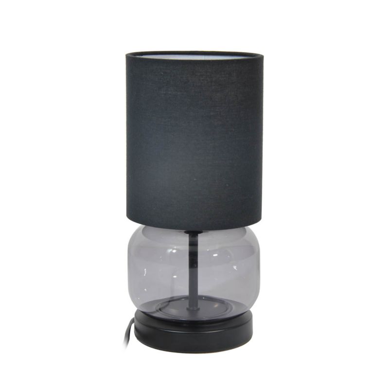 Bordlampe Dorme 1xE27 Sort/Røg