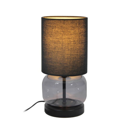 Bordlampe Dorme 1xE27 Sort/Røg