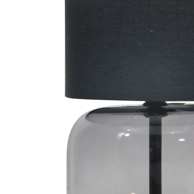 Bordlampe Dorme 1xE27 Sort/Røg