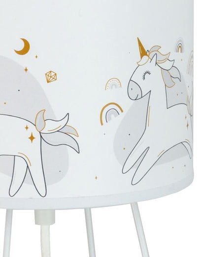Bordlampe Duolla Enhjørning 1 x E27 Multikolor 5905317606004