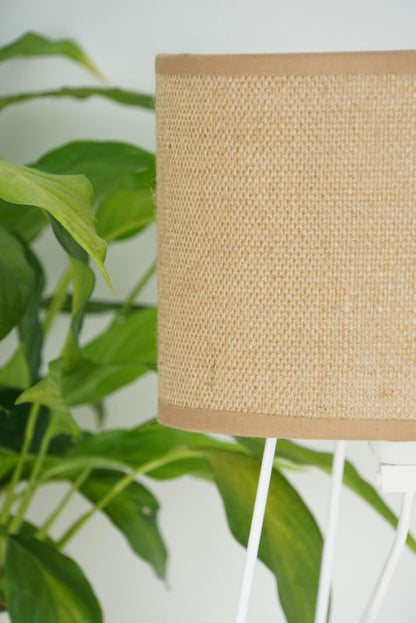 Bordlampe Modern 1-punkts E14 Jute
