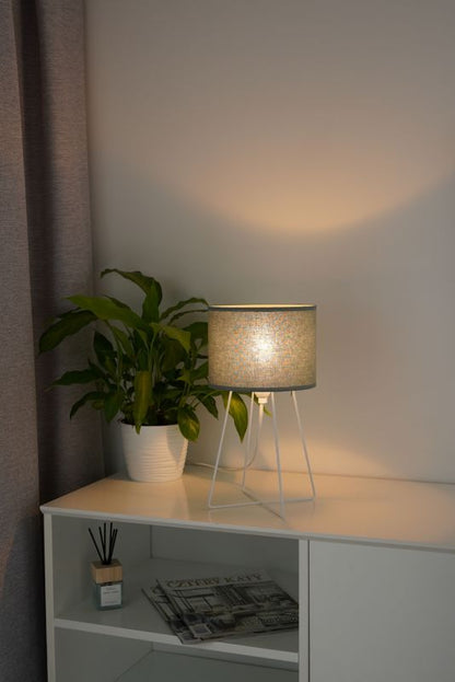Bordlampe Duolla Modern 1-punkts E14 Salvie