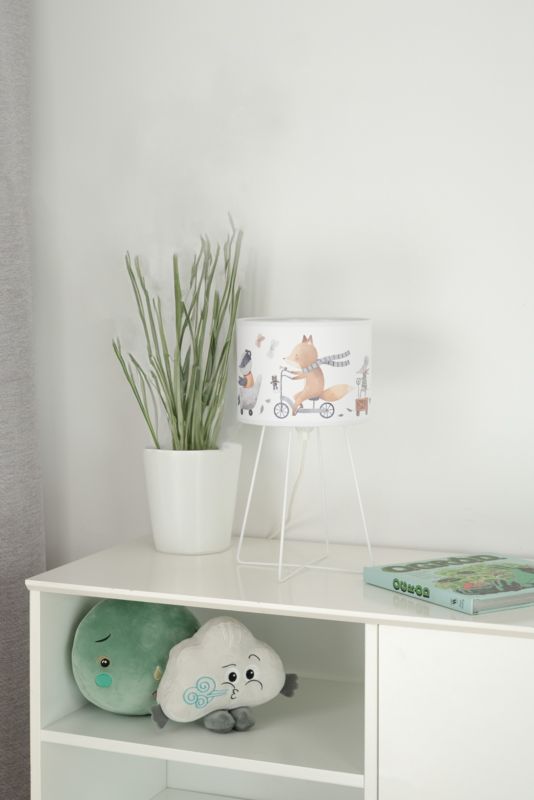 Duolla bordlampe med dyremotiver 1 x E27