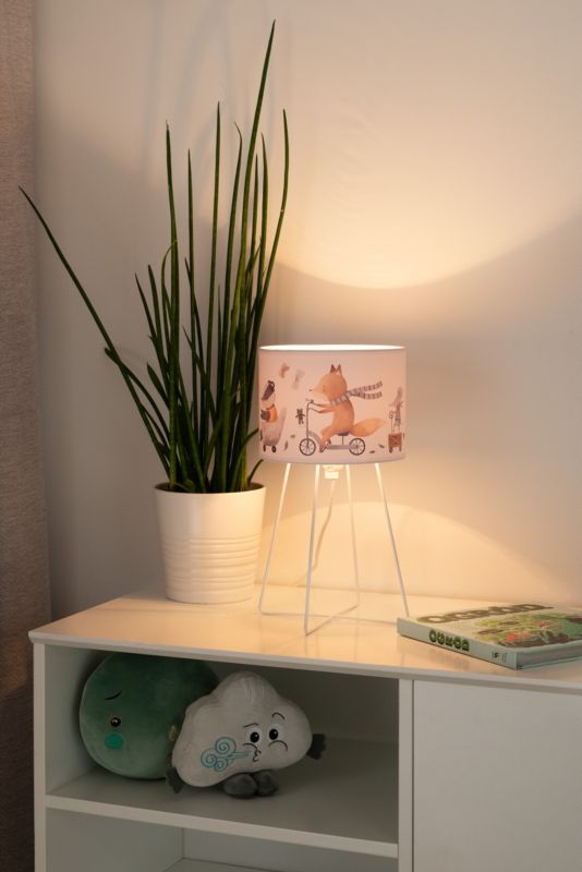 Duolla bordlampe med dyremotiver 1 x E27