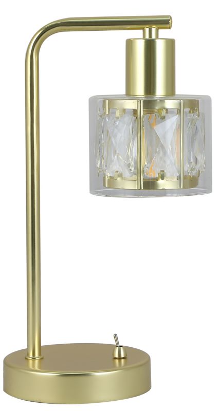 Elmo bordlampe 1 x E14 i guld