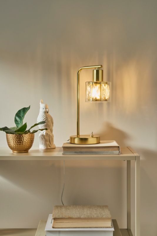 Elmo bordlampe 1 x E14 i guld