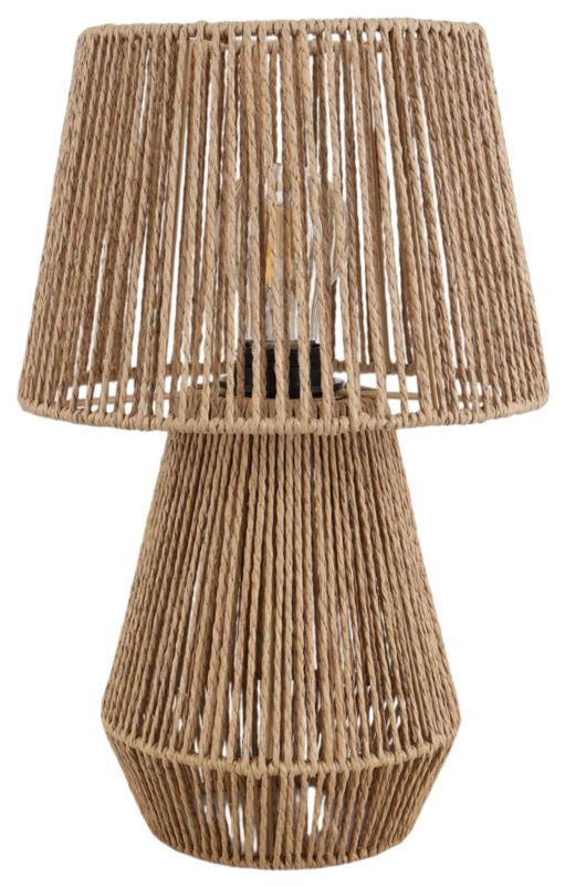Bordlampe Fumi 1 x E27 Brun
