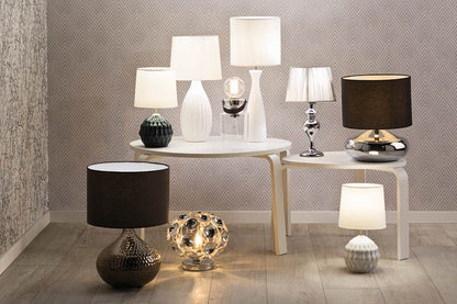 Gillenia bordlampe 1 x 60 W E27 sølv