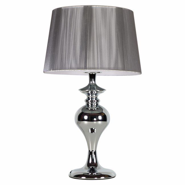 Gillenia bordlampe 1 x 60 W E27 sølv