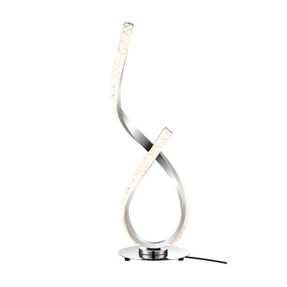 GoodHome Darien bordlampe 700 lm 3000 K krom med dæmper