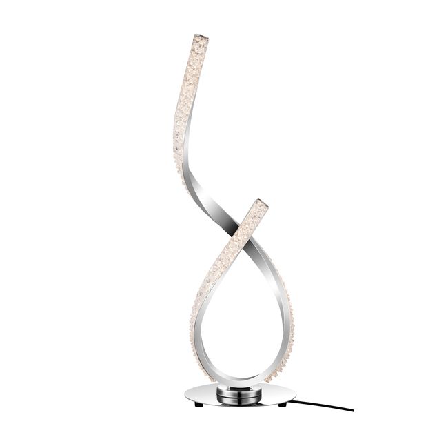GoodHome Darien bordlampe 700 lm 3000 K krom med dæmper