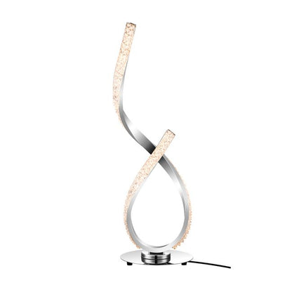 GoodHome Darien bordlampe 700 lm 3000 K krom med dæmper