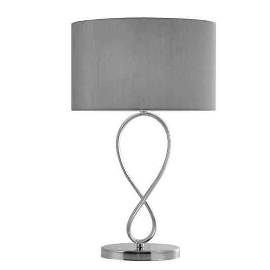 GoodHome Carnavon bordlampe E14 krom