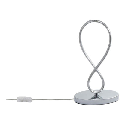 GoodHome Carnavon bordlampe E14 krom