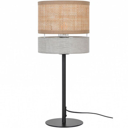 Bordlampe Conebill 1 x E27 Sort/Natur