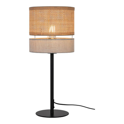 Bordlampe Conebill 1 x E27 Sort/Natur