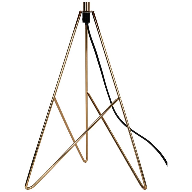 GoodHome Daitree bordlampe 1-punkts E27 brun/sort