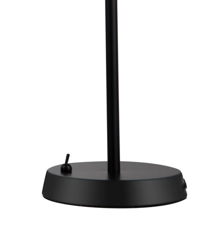 GoodHome Delagoa 1-punkts bordlampe E27 sort