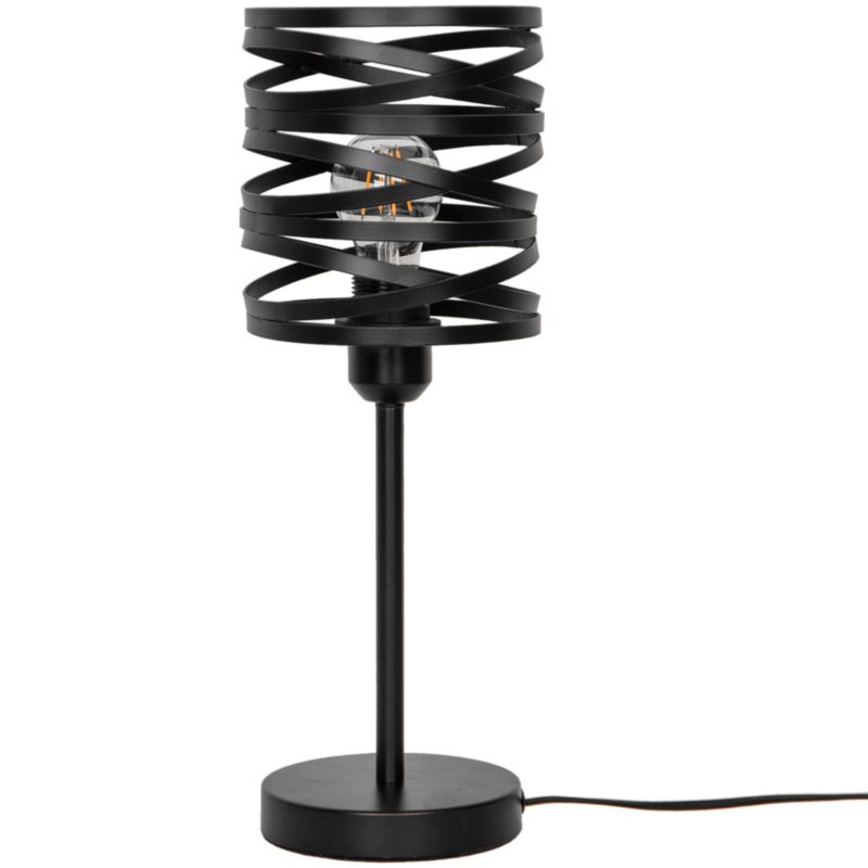 Bordlampe Gabon 1-punkts E27 Mat Sort