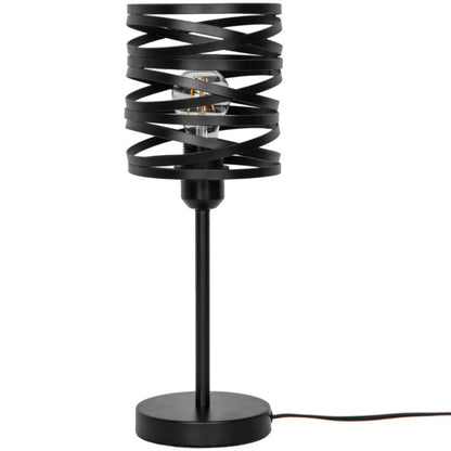 Bordlampe Gabon 1-punkts E27 Mat Sort