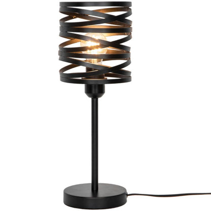 Bordlampe Gabon 1-punkts E27 Mat Sort