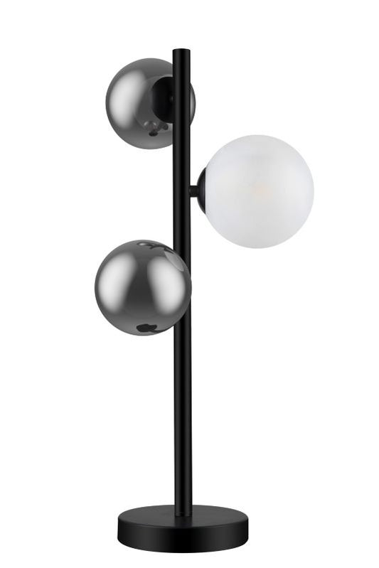 GoodHome Hauraki bordlampe med 3 lyskilder G9 i mat-sort
