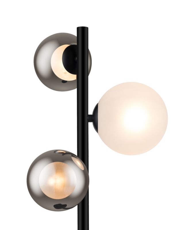 GoodHome Hauraki bordlampe med 3 lyskilder G9 i mat-sort