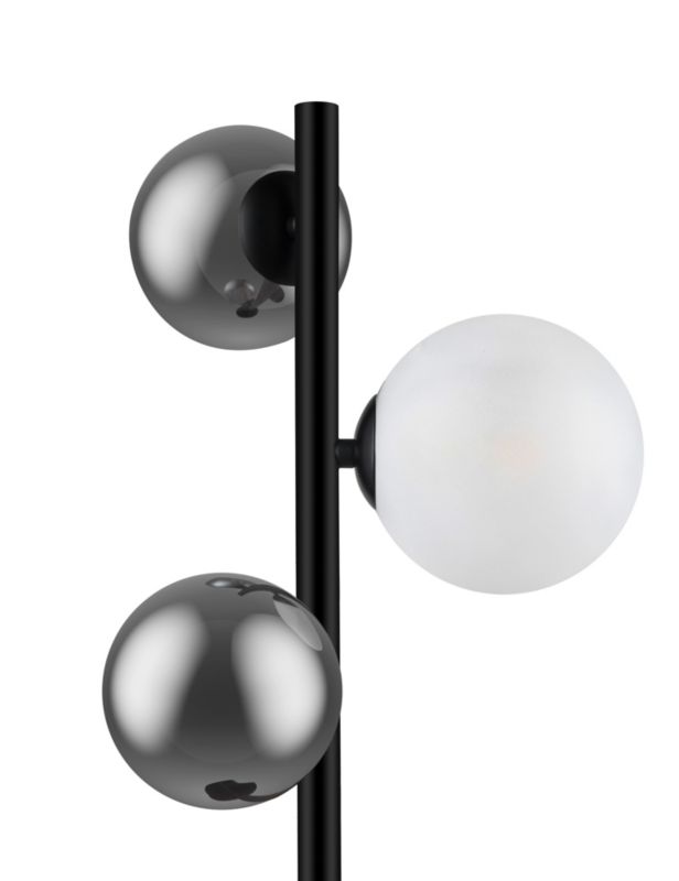 GoodHome Hauraki bordlampe med 3 lyskilder G9 i mat-sort