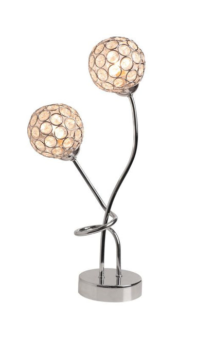 GoodHome Mantus bordlampe 2 x G9 krom