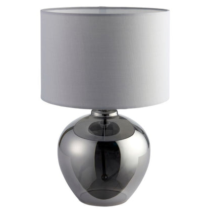 GoodHome Marietaz 1-punkts bordlampe E14 taupe / røgfarvet