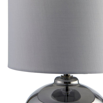 GoodHome Marietaz 1-punkts bordlampe E14 taupe / røgfarvet